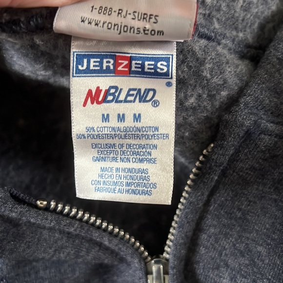 Ron Jon Distressed Custom Surfboards Surf Shop hoodie Cocoa Beach full zip - Picture 10 of 16